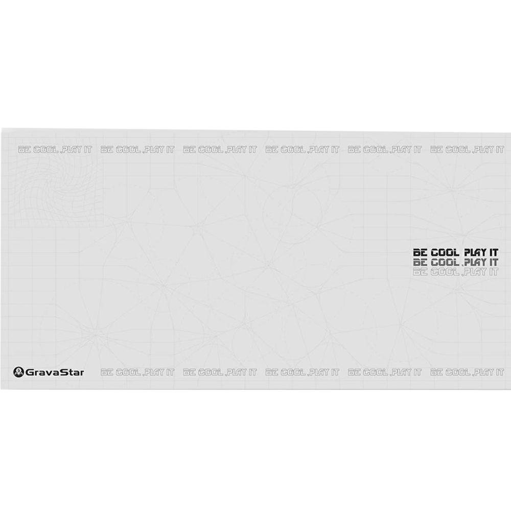 GravaStar GS-A8-MPDR-WHT XL Kaymaz Taban Beyaz Mouse Pad