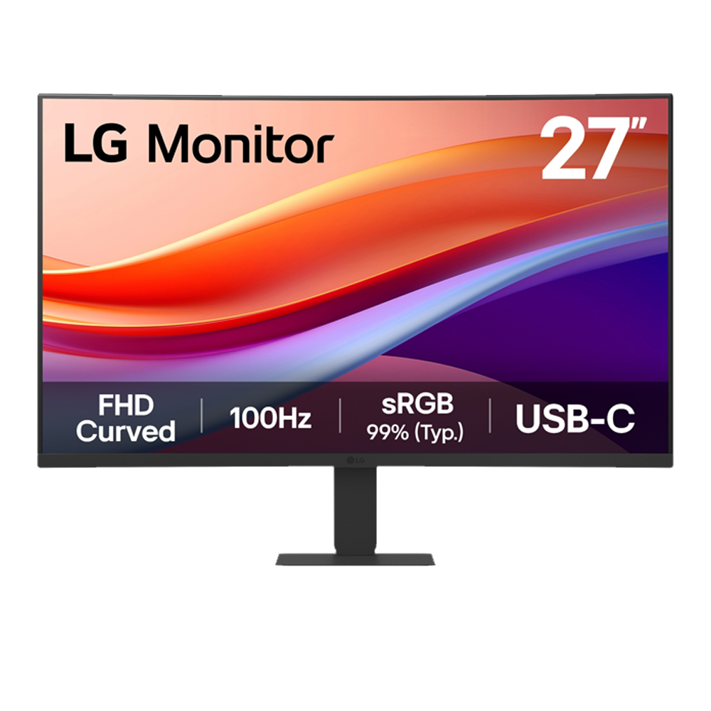 LG 27U421A-B 27'' 100Hz 5ms HDMI USB-C FHD VA Curved 1500R Gaming Monitör