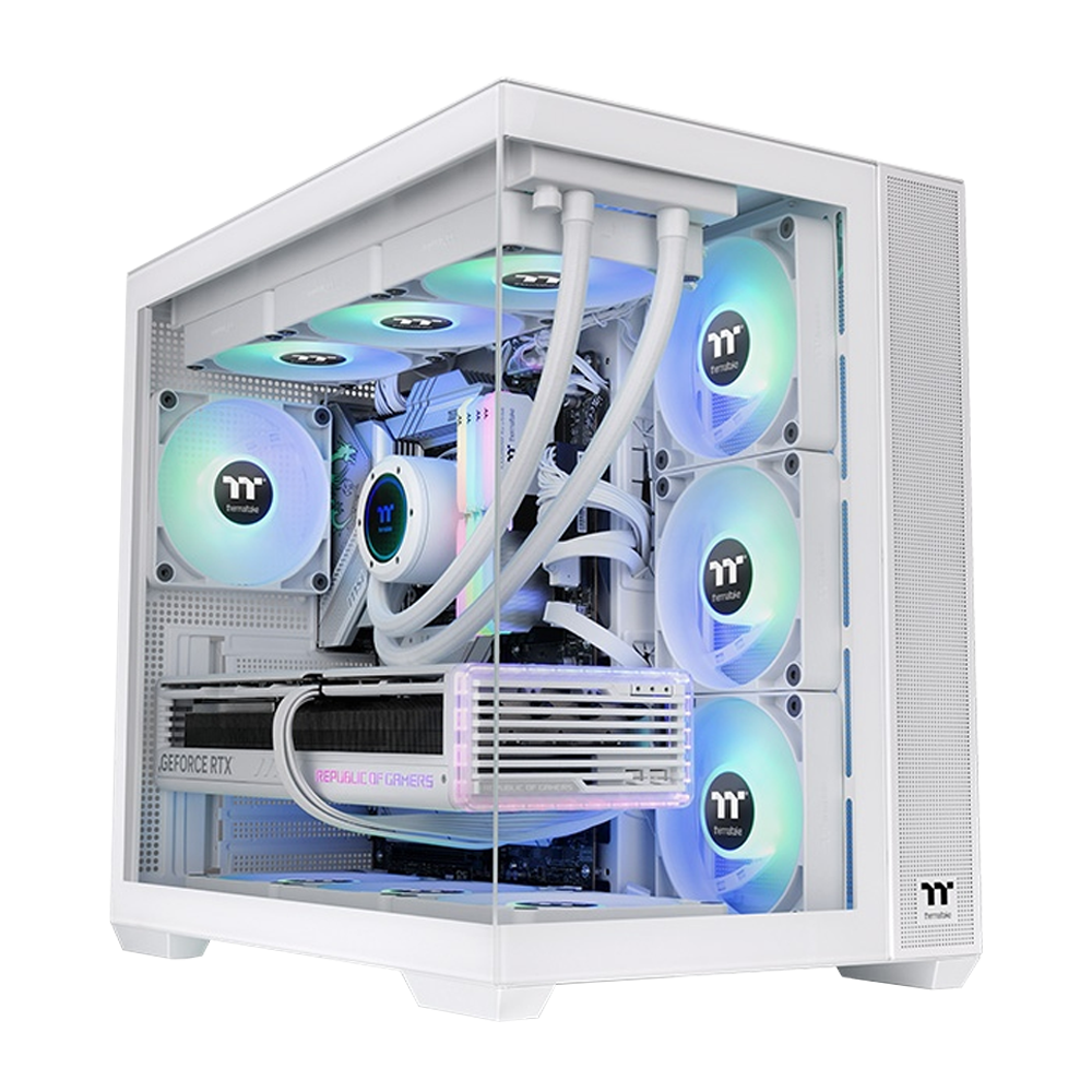 Thermaltake View 380 Tempered Glass ARGB USB 3.2 ATX Mid Tower Beyaz Kasa