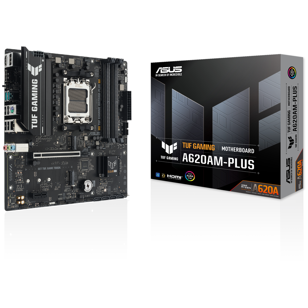 ASUS TUF GAMING A620AM-PLUS 7600MHz(OC) DDR5 Soket AM5 DP M.2 HDMI mATX Anakart