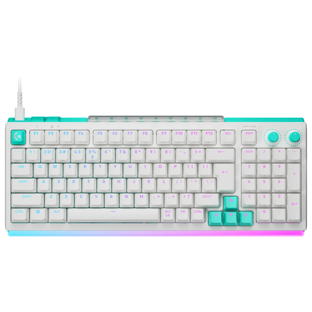 Logitech G512 X 98 Tactile Switch RGB Mekanik Beyaz Kablolu Gaming Klavye