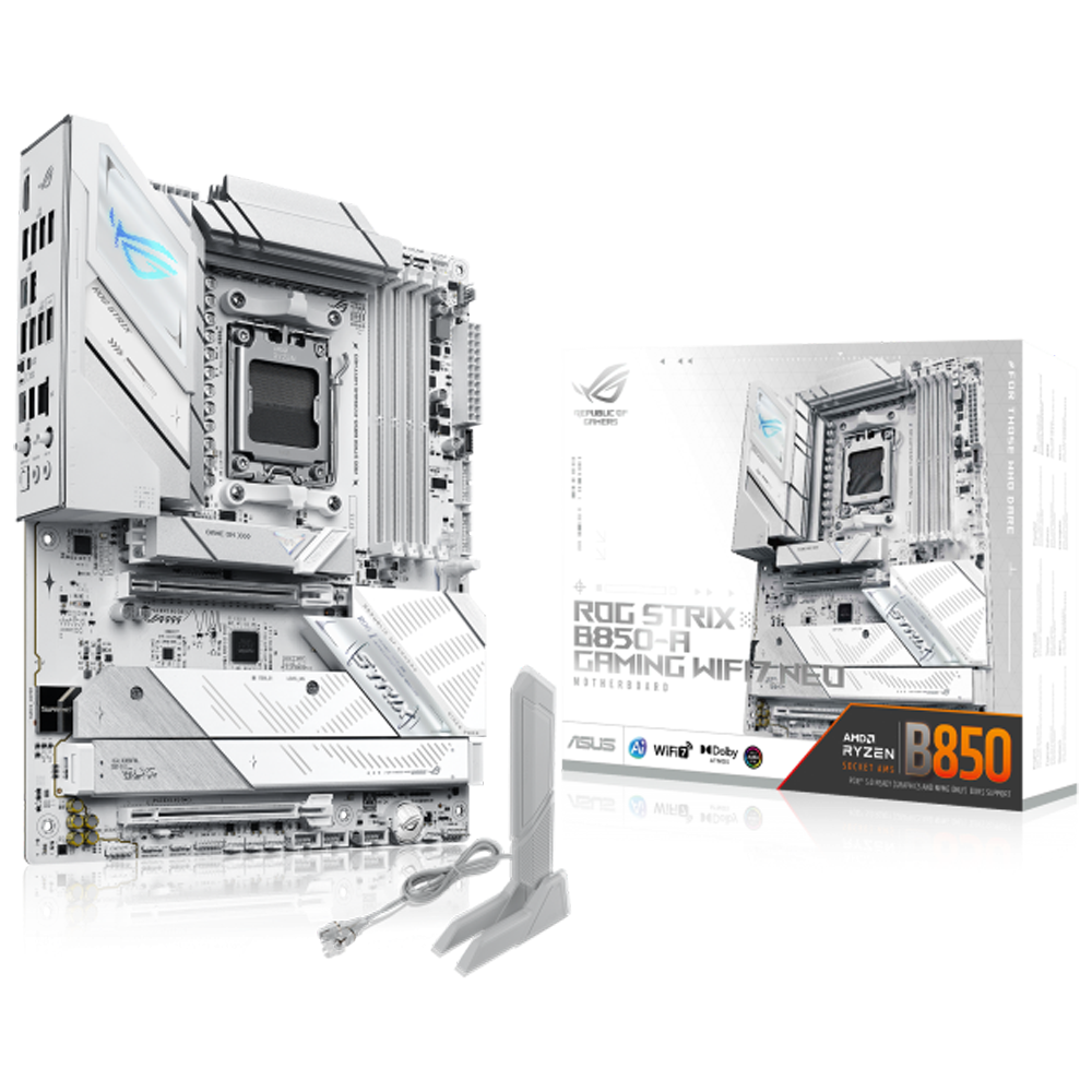 ASUS ROG STRIX B850-A GAMING WIFI7 NEO 8400MHz(OC)DDR5 Soket AM5 M.2 HDMI ATX Anakart