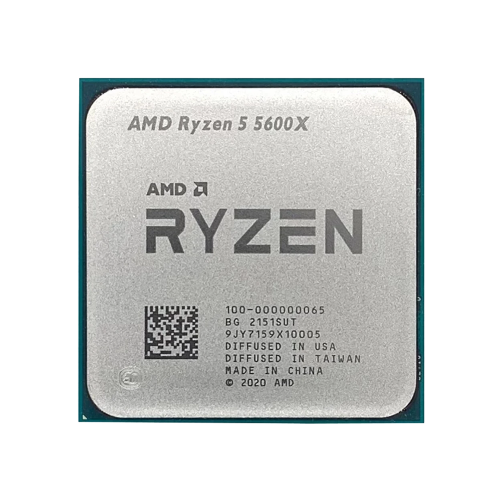 AMD Ryzen 5 5600X CPU 本体 AMD Ryzen 5 5600X 3.7GHz 32MB Önbellek 6 Çekirdek AM4 7nm Tray