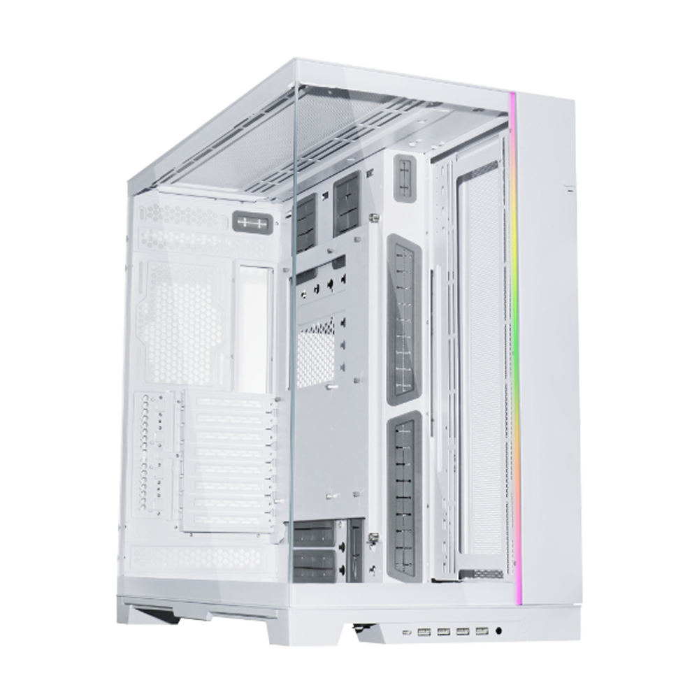 LIAN LI O11 DYNAMIC EVO XL Tempered Glass RGB Type-C Beyaz E-ATX Mid Tower Kasa