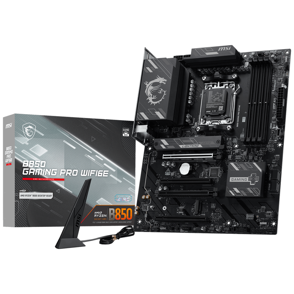 MSI B850 GAMING PRO WIFI6E 8200MHz(OC) DDR5 Soket AM5 M.2 DP HDMI ATX Anakart
