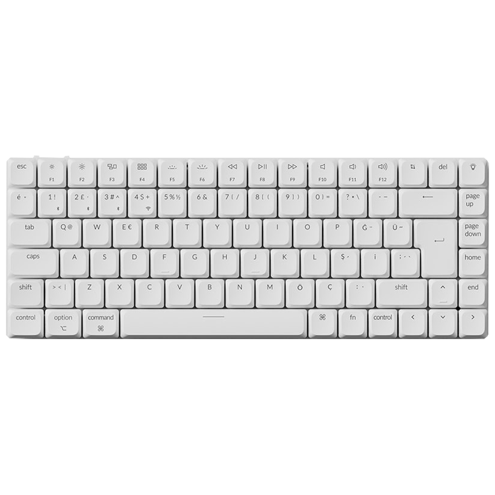 Keychron K3 Max Brown Switch Türkçe Kablosuz Beyaz Gaming Klavye