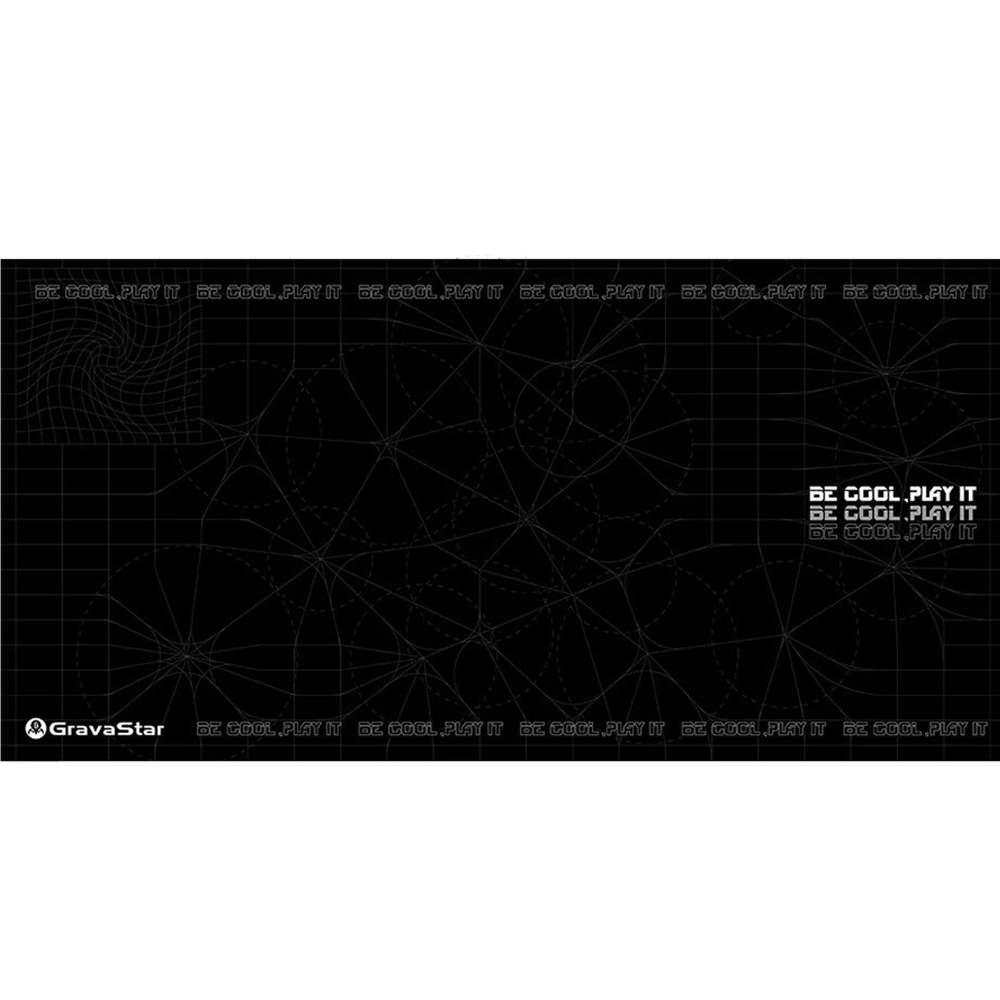 GravaStar GS-A8-MPDR-BLK XL Kaymaz Taban Siyah Mouse Pad