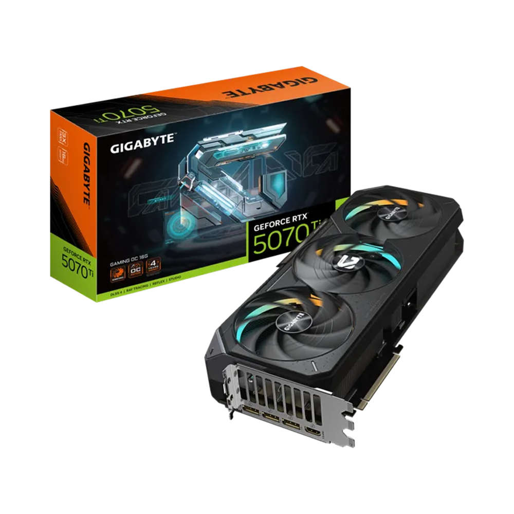 GIGABYTE GeForce RTX 5070 Ti GAMING OC 16G GDDR7 DLSS 4 256 Bit Ekran Kartı