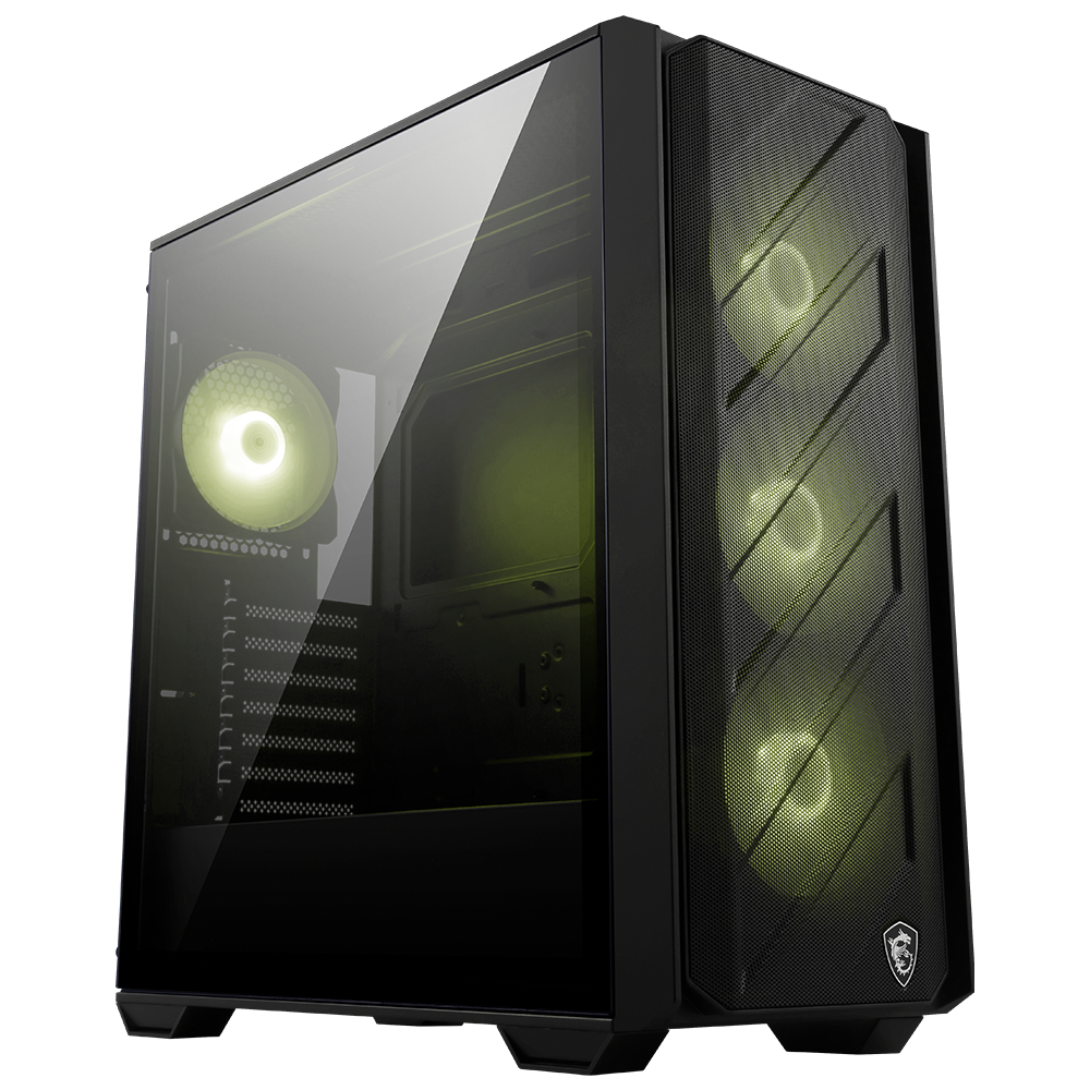 MSI MAG FORGE 340R AIRFLOW Tempered Glass ARGB USB 3.2 Siyah ATX Mid Tower Bilgisayar Kasası