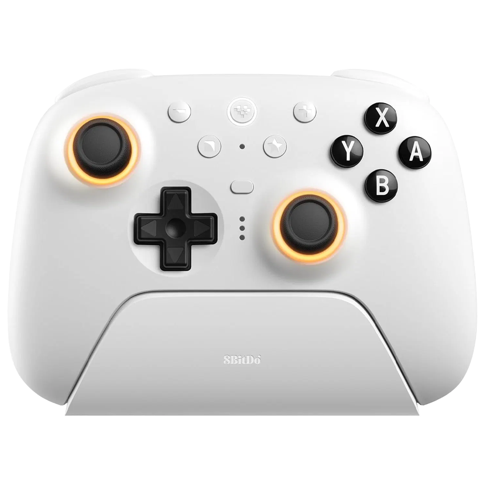 8BitDo Ultimate 2 Hall Efect Kablosuz Beyaz  Gamepad