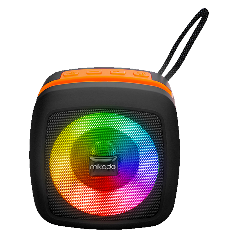 MIKADO MD-29BT 5W 1200mAh RGB Siyah Bluetooth Taşınabilir Hoparlör