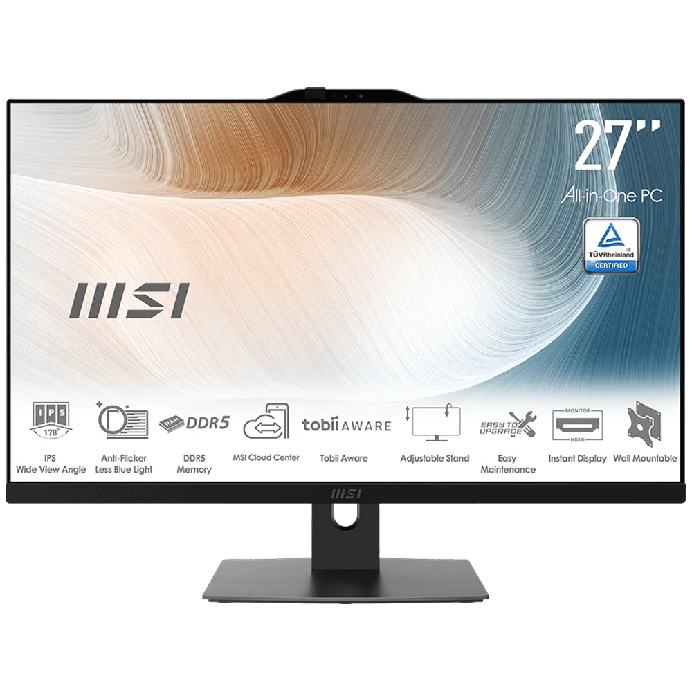 MSI MODERN AM272P 1M-1094XEU Core 7 Processor 150U 16GB DDR5 1TB SSD 27" FHD AIO Masaüstü PC