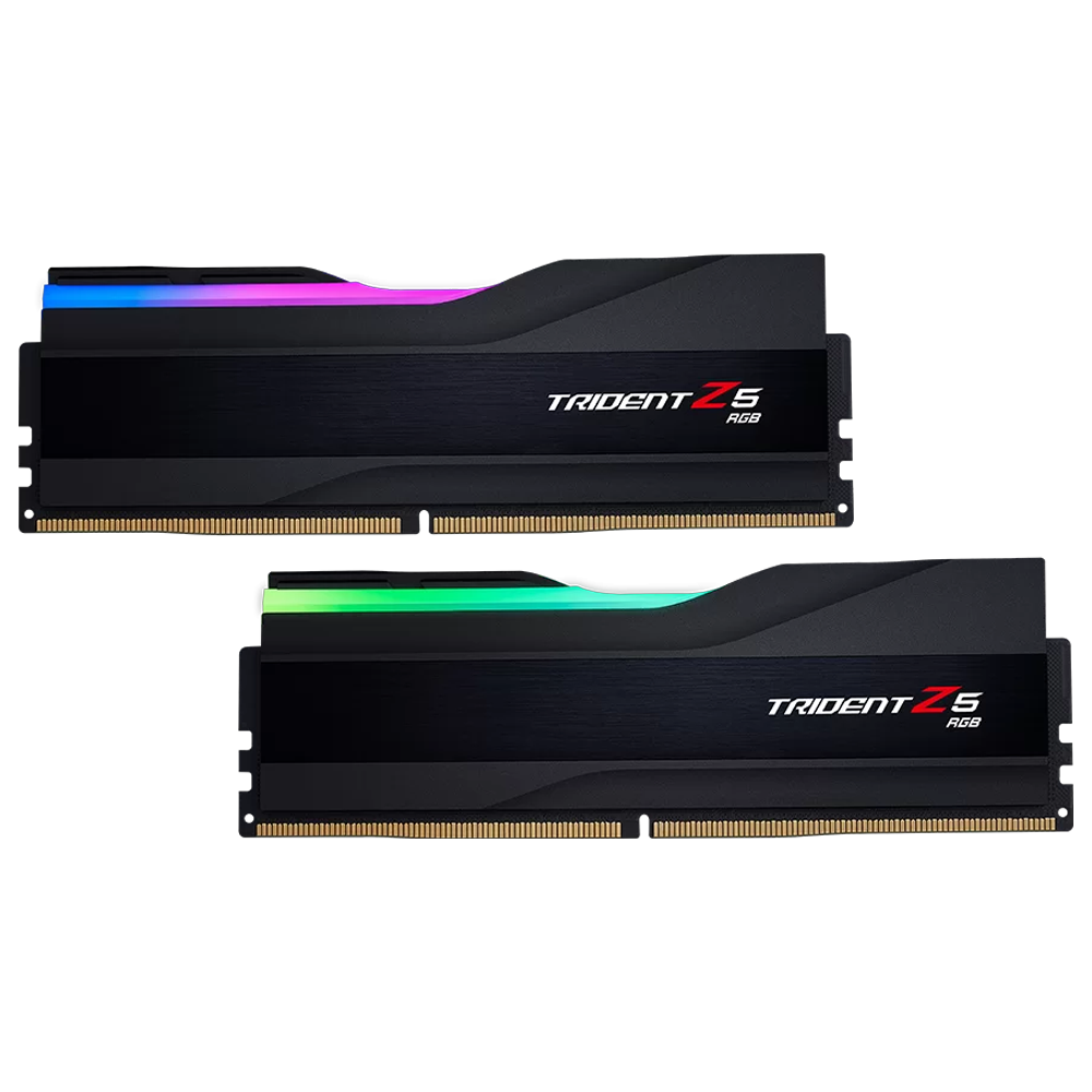 GSKILL 128GB (2x64GB) Trident Z5 RGB DDR5 6000Mhz CL34 INTEL XMP Dual Kit Ram görsel 1
