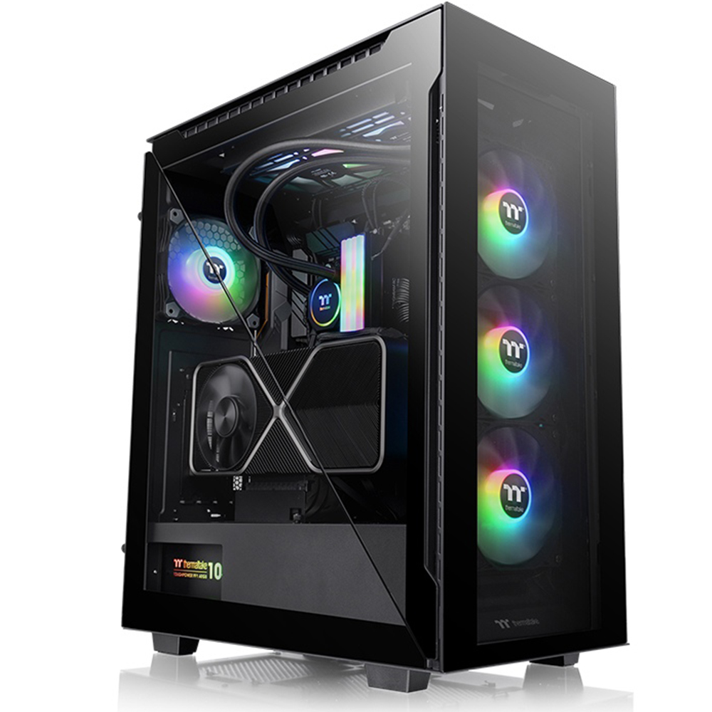 Thermaltake Divider 500 TG ARGB Tempered Glass USB 3.2 Mid Tower Kasa görsel 1