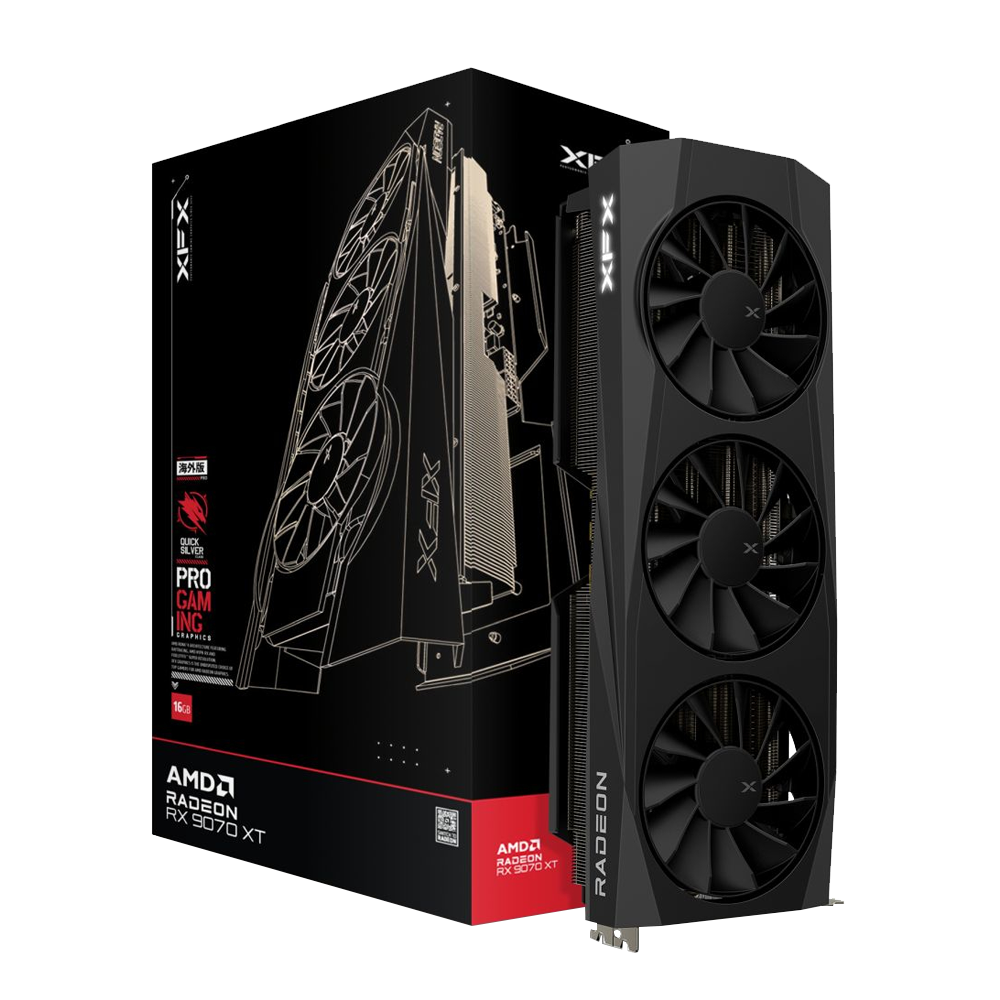 XFX QuickSilver Radeon RX 9070 XT Gaming 16GB GDDR6 256 Bit Ekran Kartı