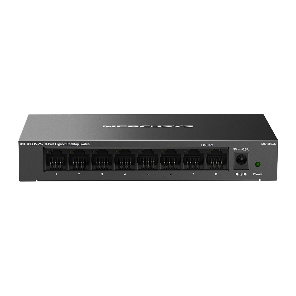Mercusys MS108GS 8-Port 10/100/1000 Mbps Masaüstü Switch