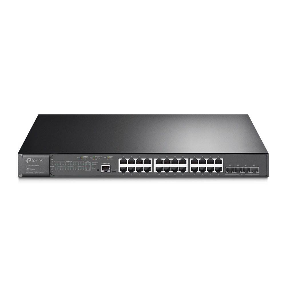 TP-LINK TL-SG3428XMP 24 Port 10/100/1000 Mbps Gigabit L2 Poe