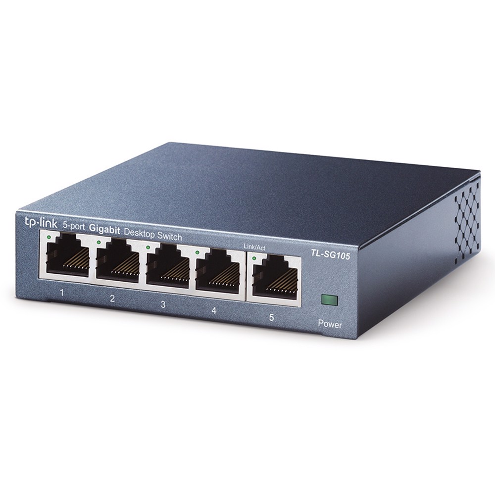 TP-LINK TL-SG105 5-Port 10/100/1000Mbps Masaüstü Switch