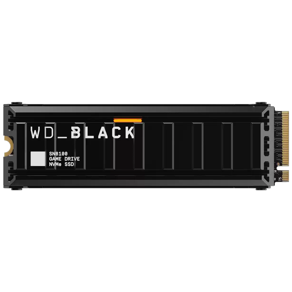 WD 1TB BLACK SN8100 NVMe Gen5 Heatsink M.2 SSD 14900MB Okuma / 14000MB Yazma görsel 1