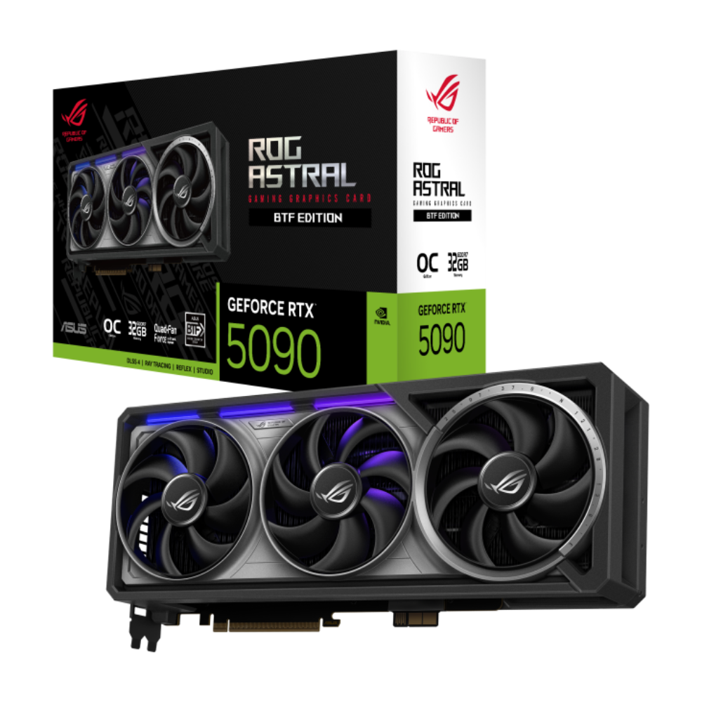 ASUS ROG Astral GeForce RTX 5090 32GB GDDR7 BTF OC Edition DLSS 4 512 Bit Ekran Kartı