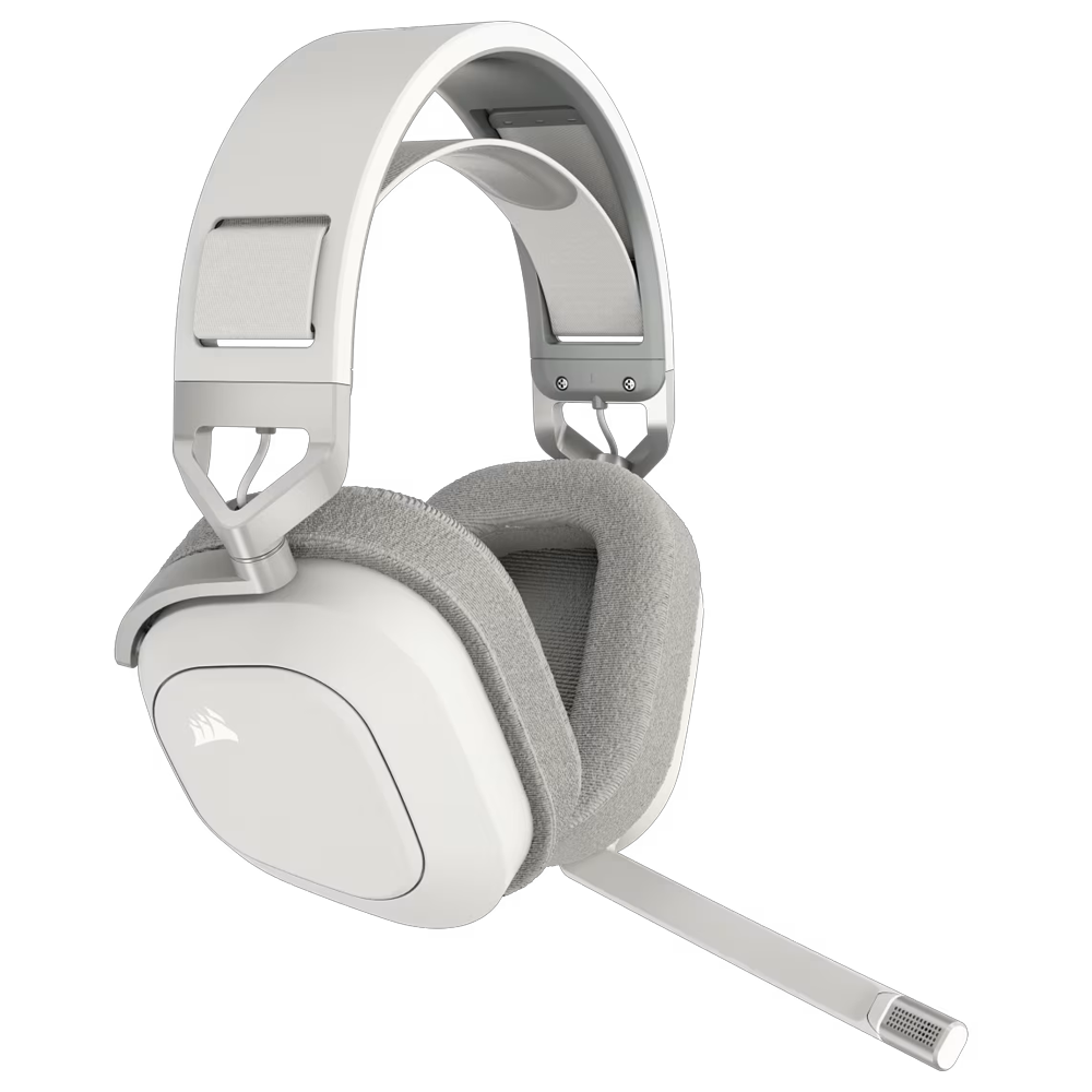 CORSAIR HS80 MAX WIRELESS USB Dolby Atmos RGB Bluetooth Beyaz Kablosuz Gaming Kulaklık