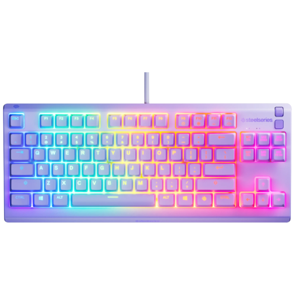 SteelSeries Apex 3 TKL Whisper-Quiet Switch Lavender Kablolu Gaming Klavye