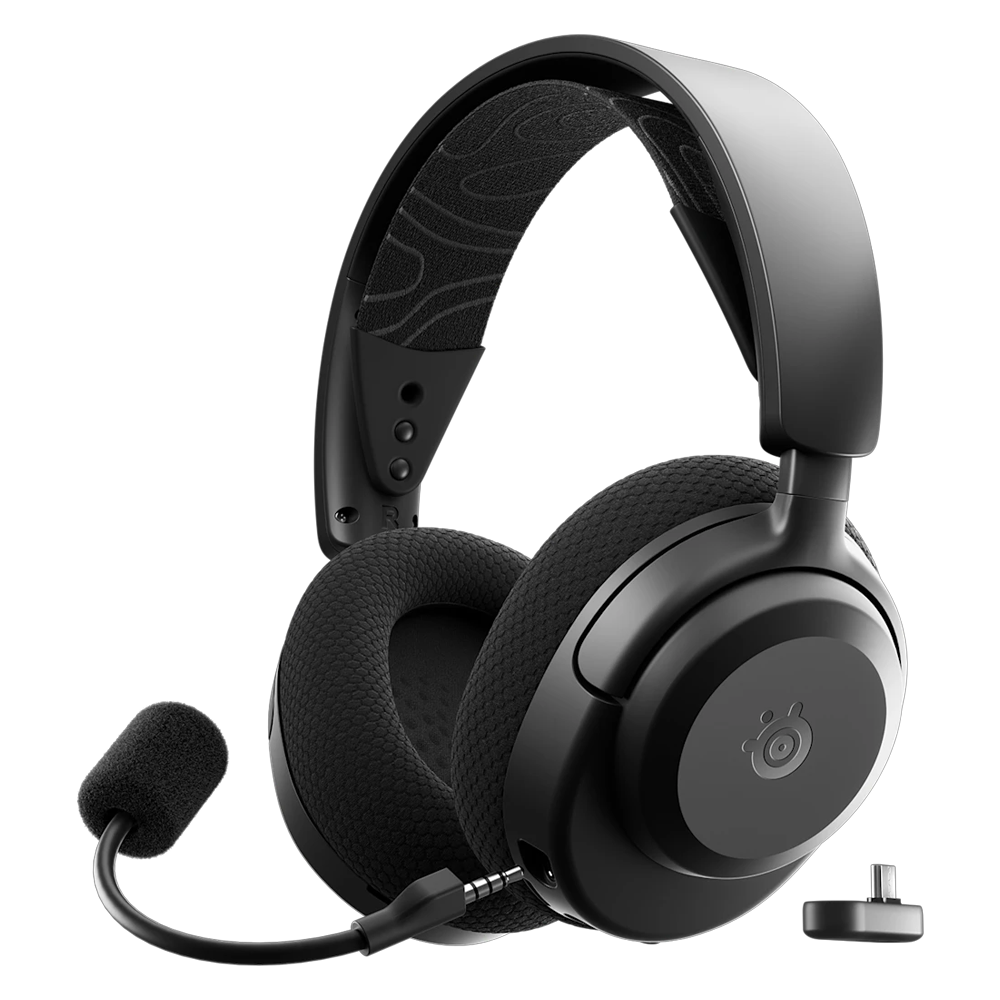 SteelSeries Arctis Nova 3P Wireless Multi Platform PC, PS, Mobil Uyumlu Kablosuz Siyah Gaming Kulaklık