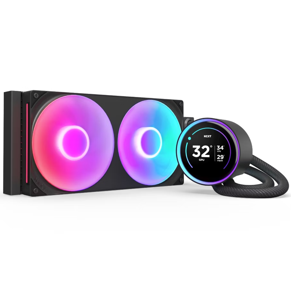 NZXT Kraken Elite 280 RGB 280mm Siyah İşlemci Sıvı Soğutucu