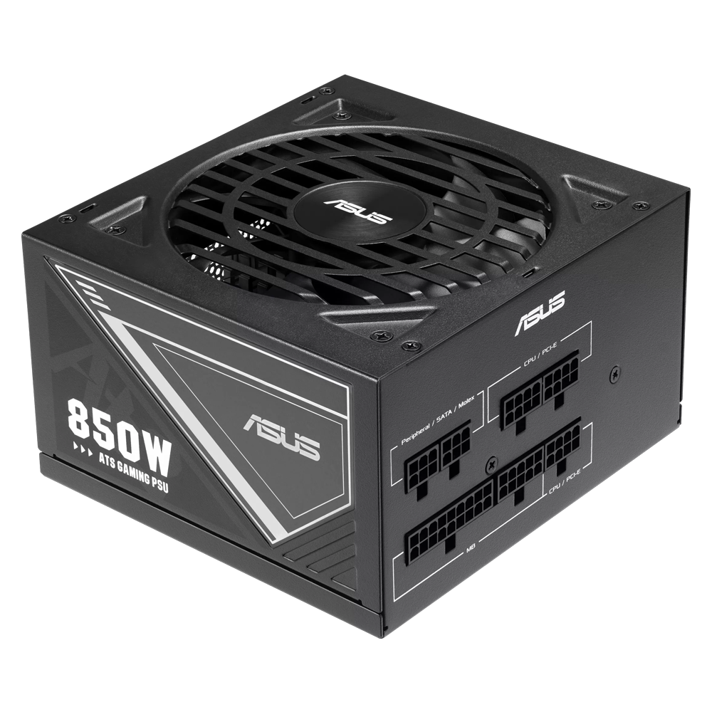 ASUS 850W 80+ Gold 140mm Fanlı PSU görsel 1