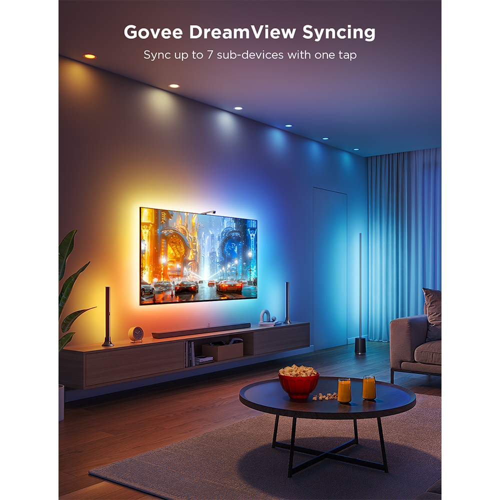 GOVEE ENVISUAL T3 Lite KIT 55-65 inç TV Arkası LED Ambiyans ve Aydınlatma Barları