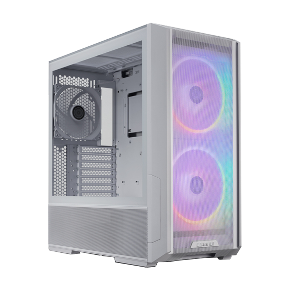 LIAN LI LANCOOL 216 Mesh Tempered Glass ARGB Type-C Beyaz E-ATX Mid Tower Kasa görsel 1