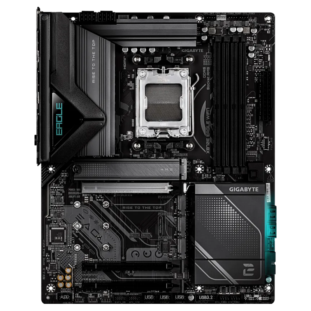 GIGABYTE X870E EAGLE WIFI7 8200MHz(OC) DDR5 Soket AM5 M.2 HDMI ATX Anakart