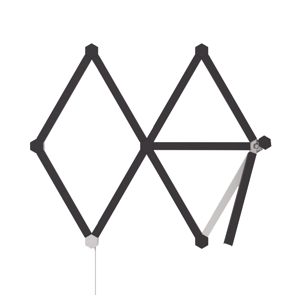 Nanoleaf RGBW Siyah 9 Parça Led Şerit Aydınlatma