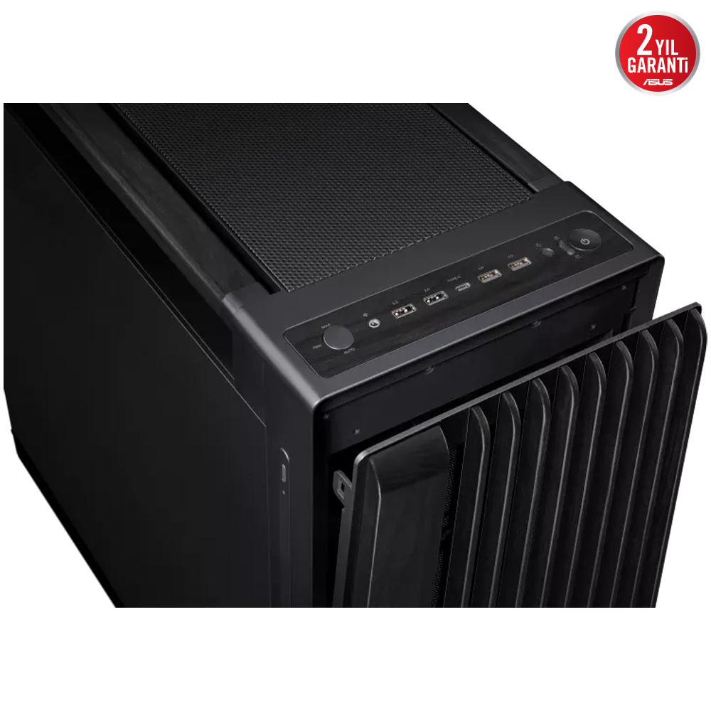 ASUS ProArt PA602 Wood Edition USB 3.2 USB C Metal Panel ATX Mid Tower Kasa