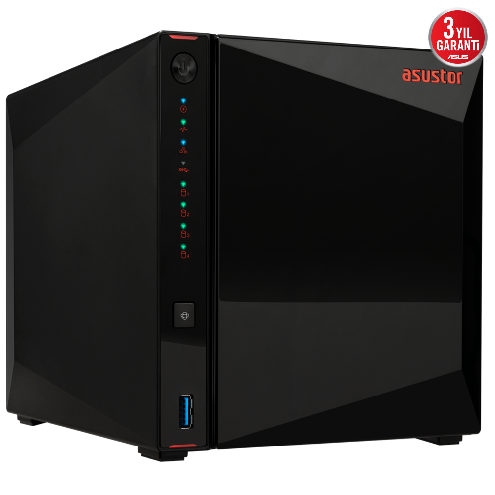 ASUSTOR NIMBUSTOR 4 Gen2 4 Yuvalı Desteği NAS Depolama Genişletici