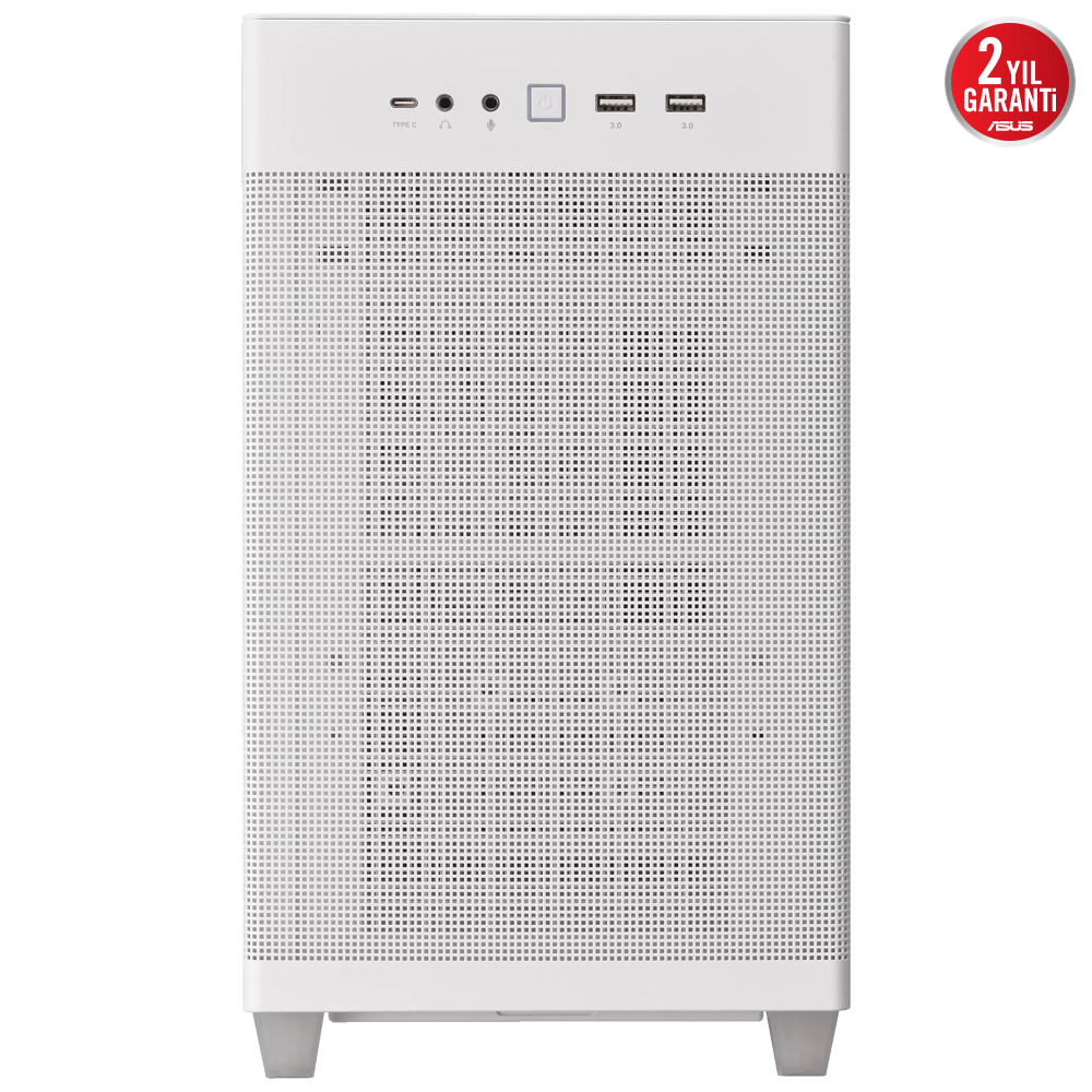 ASUS Prime AP201 USB 3.2 Mesh Beyaz MicroATX Kasa