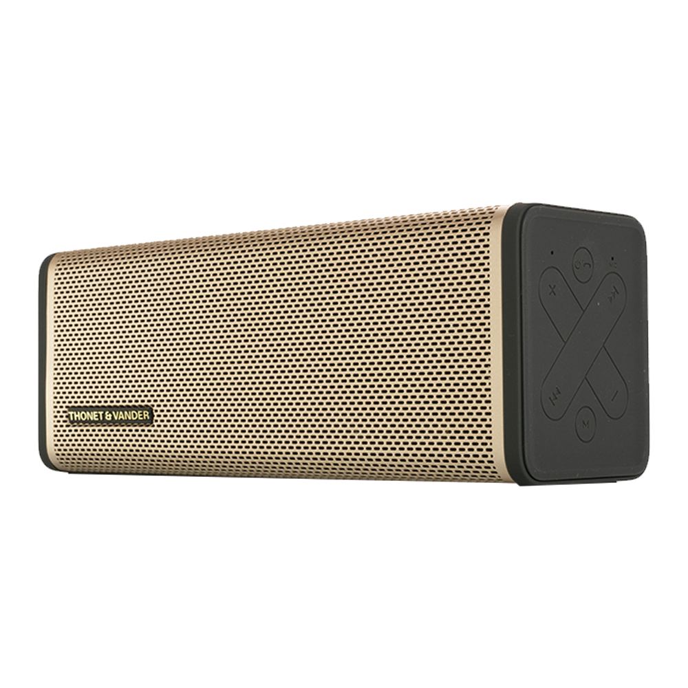 Thonet & Vander Frei Topp 24W RMS Taşınabilir TWS Piano Black Bluetooth Hoparlör