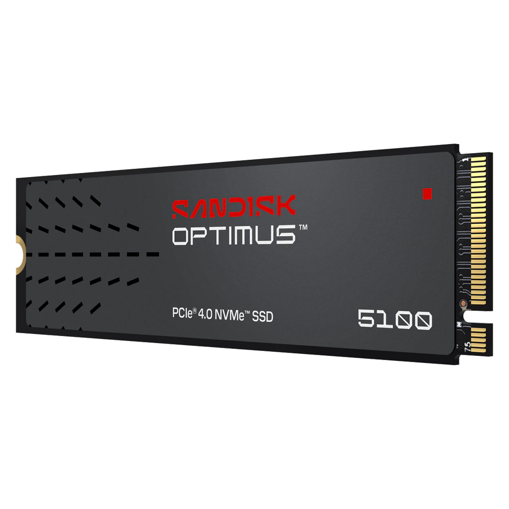 SanDisk 500GB Optimus 5100 Gen4 NVMe M.2 2280 SSD 6000MB Okuma / 5600MB Yazma
