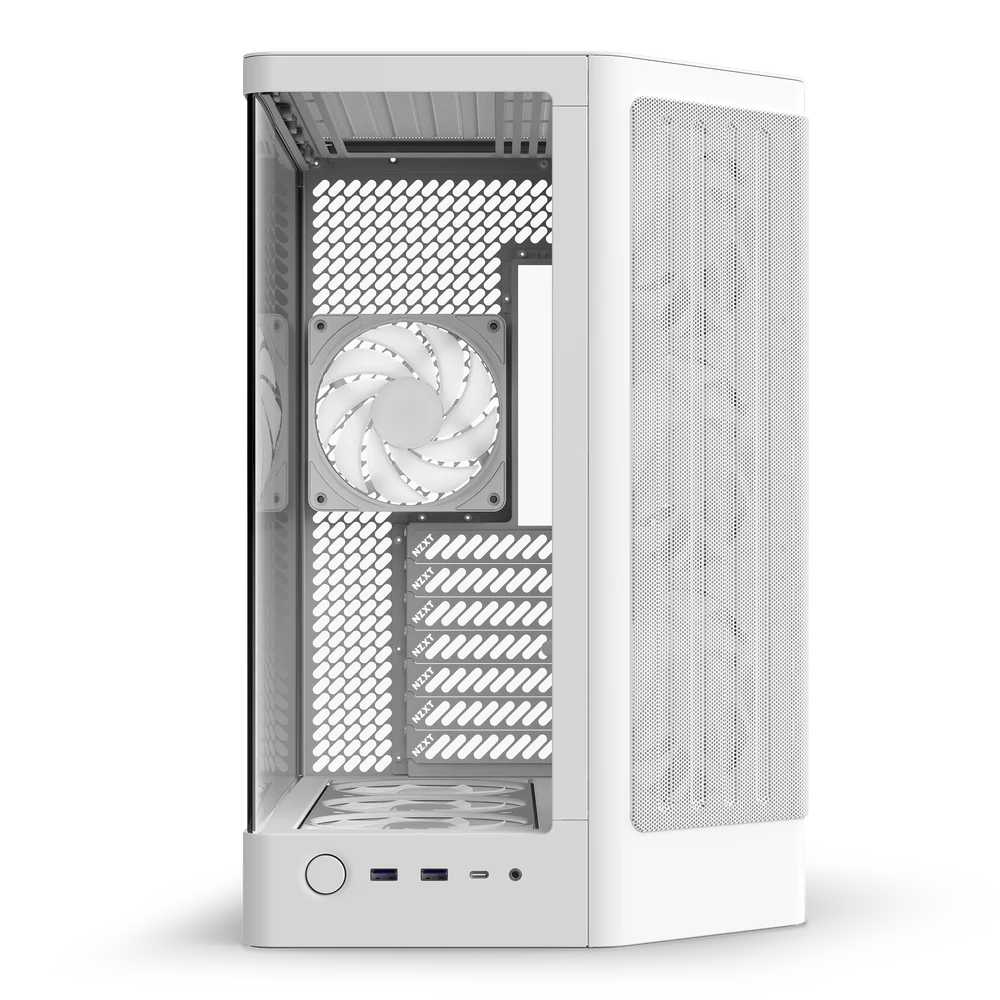 NZXT H6 RGB+ Tempered Glass USB 3.2 USB-C Beyaz ATX Kasa