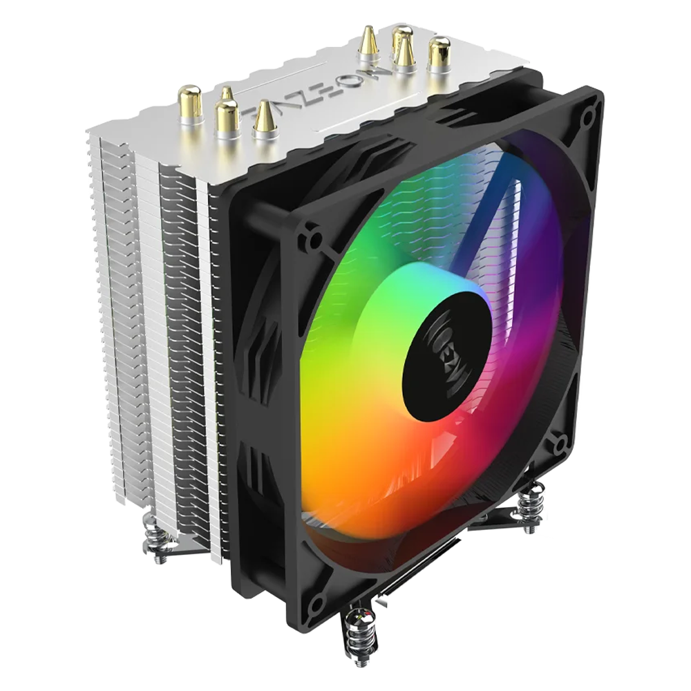 FAZEON A3120TRA 12cm RGB Kule Tipi Siyah İşlemci Soğutucu