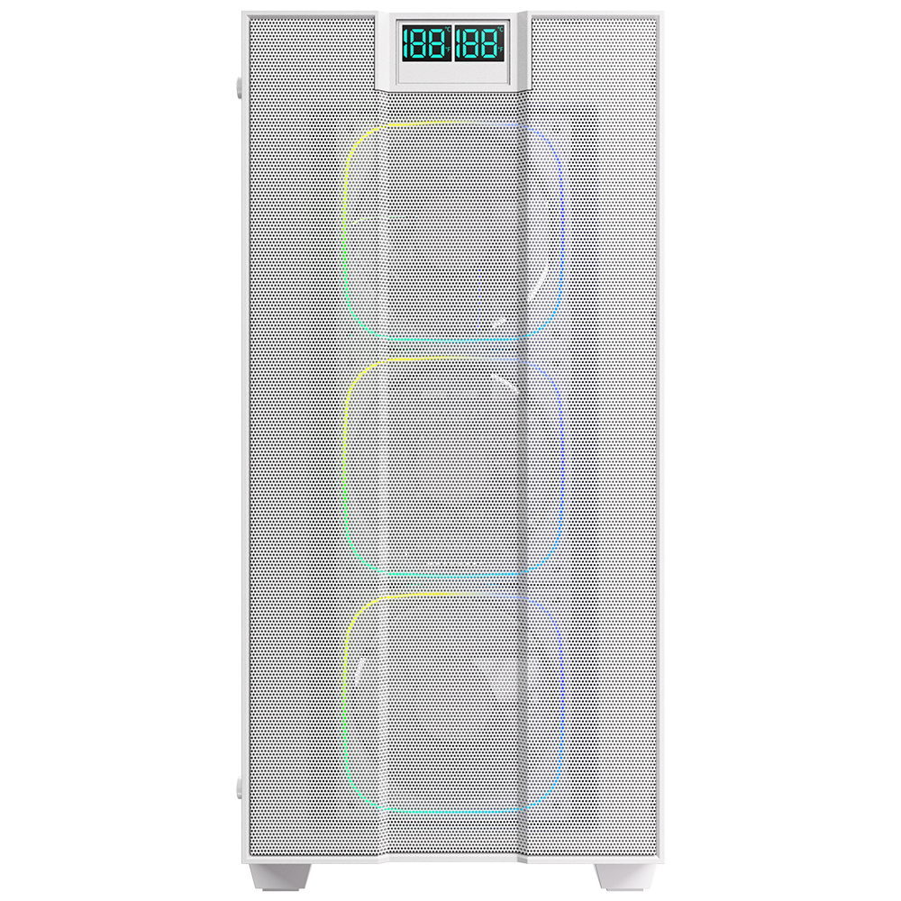 BitFenix IT200 750W 80+ Bronze ATX 3.1 Tempered Glass FRGB Beyaz ATX Mid Tower Kasa