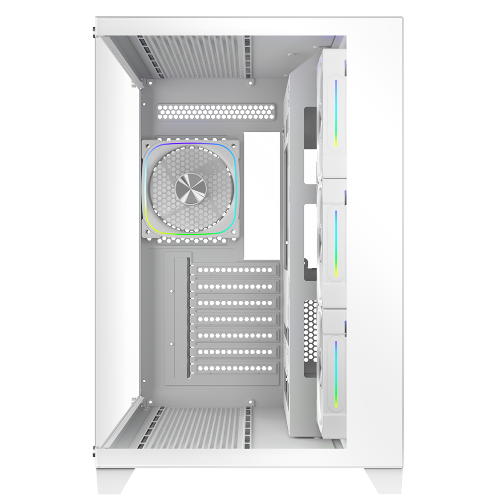BitFenix COLII 750W 80+ Bronze ATX 3.1 Tempered Glass FRGB Beyaz ATX Mid Tower Kasa