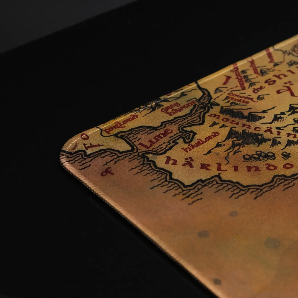 EXVEGA Lord Of The Rings Middle Earth Map XXL Mousepad (90×40)