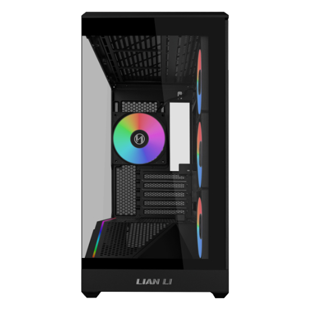 LIAN LI VECTOR V100RMIX MINI Tempered Glass ARGB Type-C Siyah mATX  Kasa