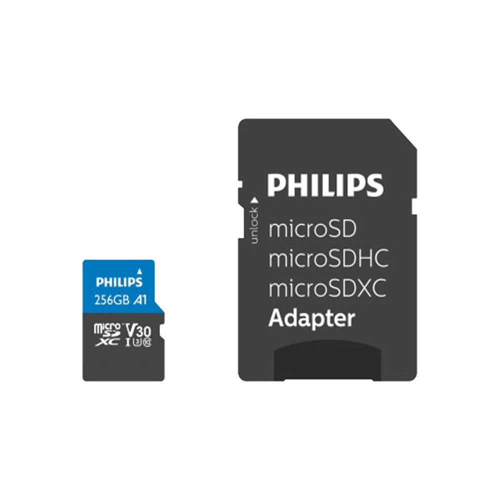 PHILIPS 256GB Micro SDXC UHS-I Flash Kart