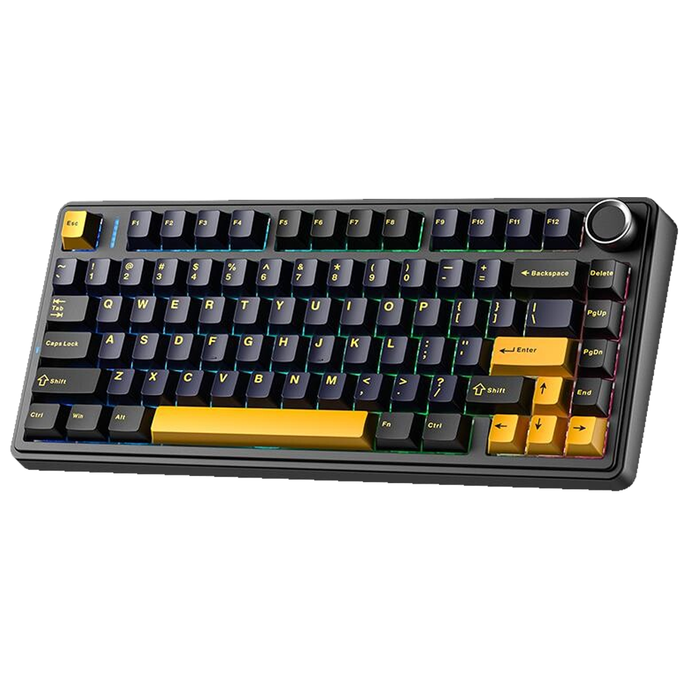 Aula F75 Gray Switch Hot Swap TKL RGB Siyah Kablosuz Gaming Klavye