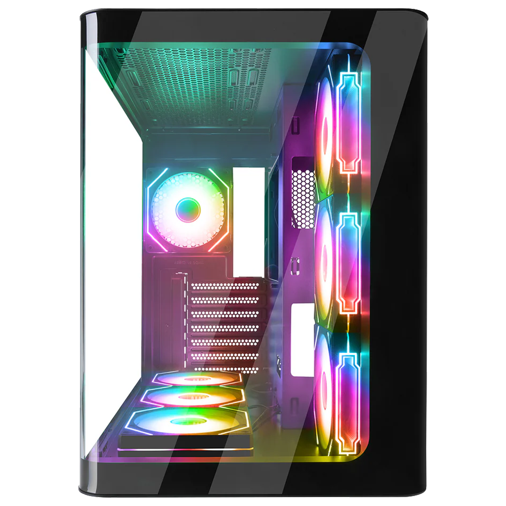Rampage LOOPY PLUS ARGB USB3.0 Tempered Glass Siyah 950w 80+ Mid Tower Gaming Kasa