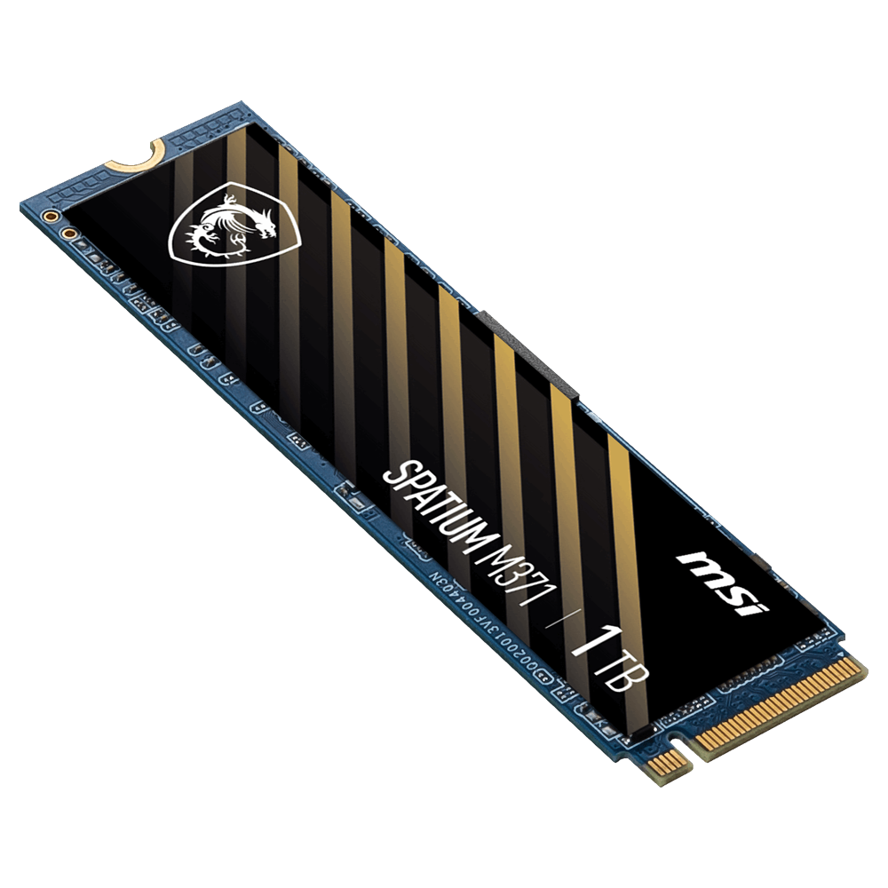 MSI 1TB SPATIUM M371 NVMe 2280 M.2 SSD (2350MB Okuma /1700MB Yazma)
