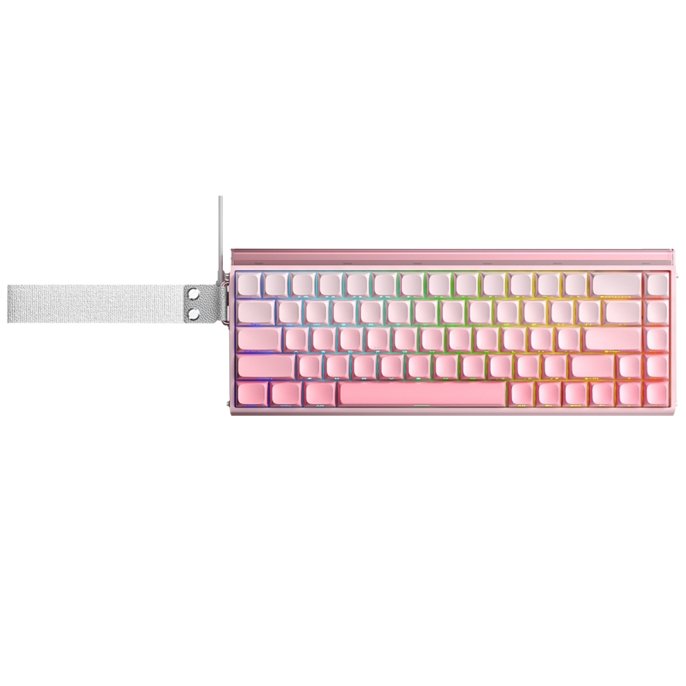 Aula Hero 68 HE Black King Switch Hot Swap TKL RGB Neon Pembe Kablolu Gaming Klavye