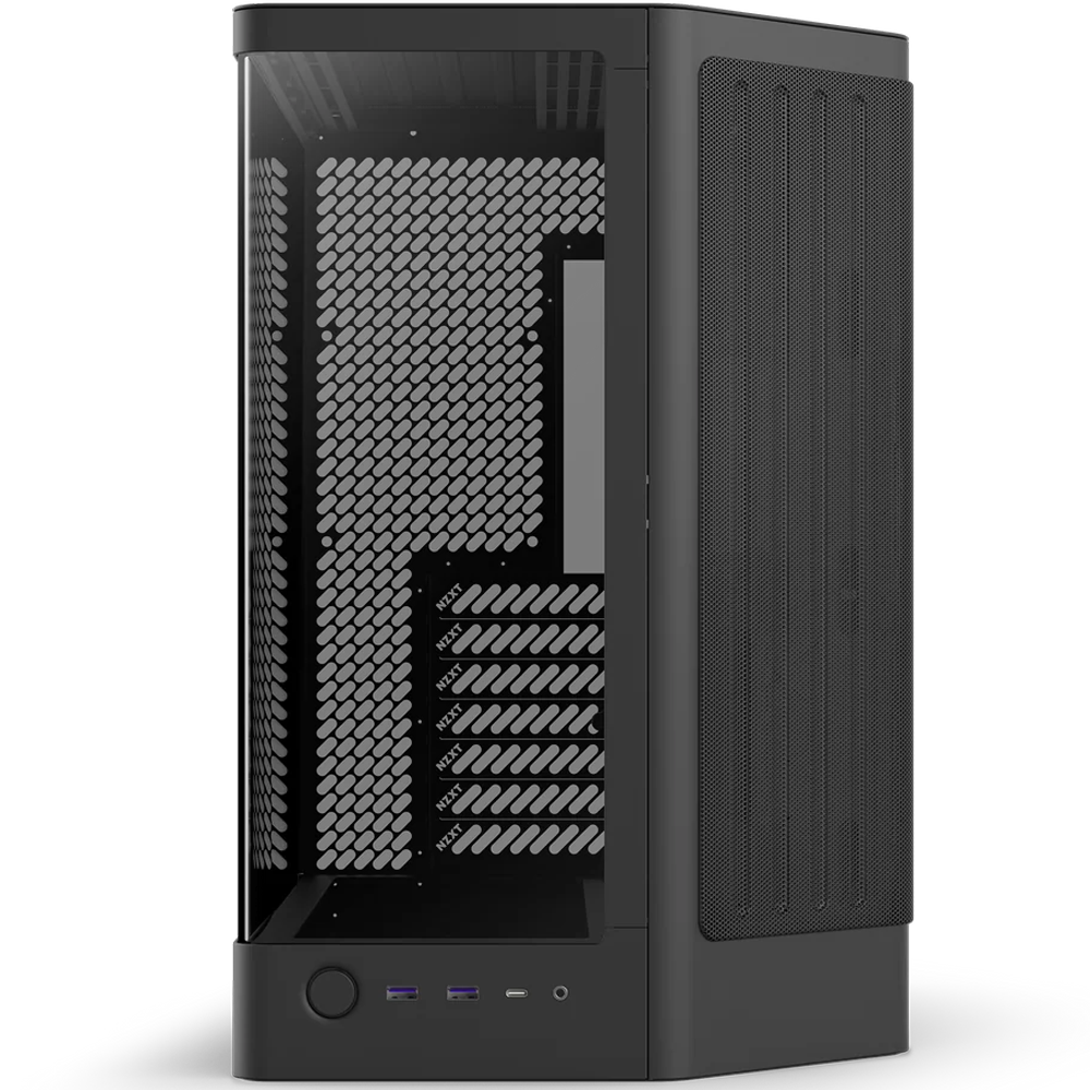 NZXT H6 Tempered Glass USB 3.2 USB-C Siyah ATX Kasa